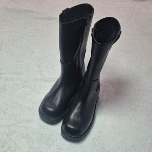 No Boundaries Black Lug Pull  Boots Size 11